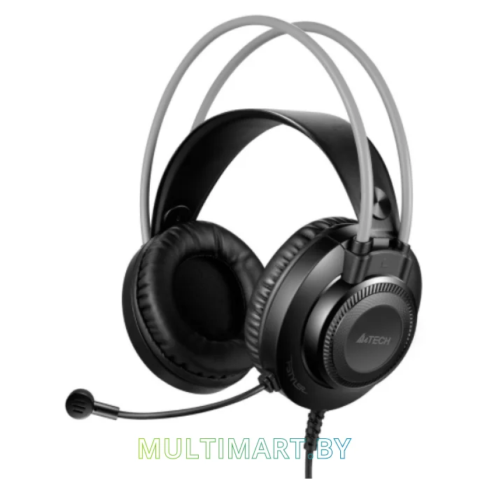 Наушники A4Tech Fstyler FH200U (черный/серый)